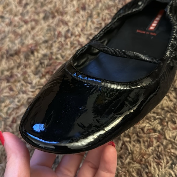 EUC! Prada Sport Patent Leather Mary Jane Driving Flats - Picture 9 of 16